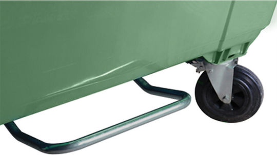 Green City International Plastic Waste Bin 1100lt Green