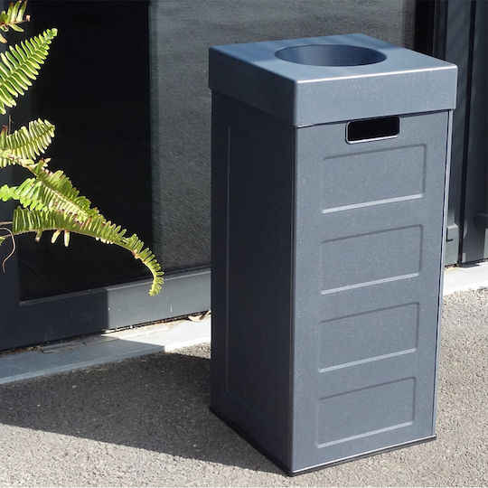 Green City International Plastic Waste Bin 70lt Black
