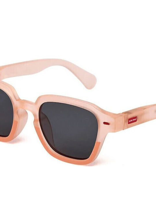 Hello Hossy Παιδικά Γυαλιά Ηλίου με Polarized Φακό Ροζ για 2-3 Ετών