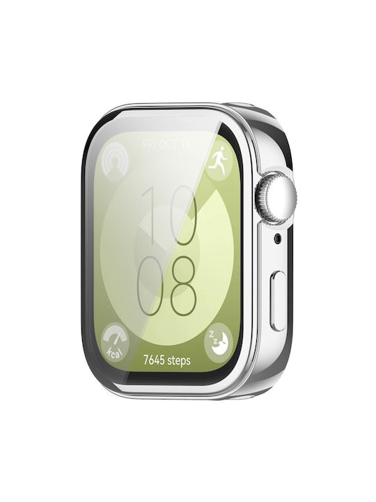 Silicone Case in Silver color for Xiaomi Redmi Watch 3 Lite / Watch 3 Active