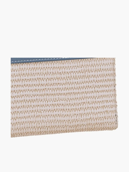 Leather Women's Wallet Classic Blue