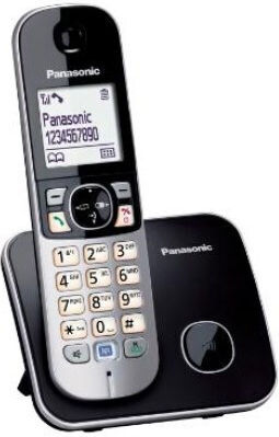 Panasonic KX-TG6811FXB Ασύρματο Τηλέφωνο Μαύρο