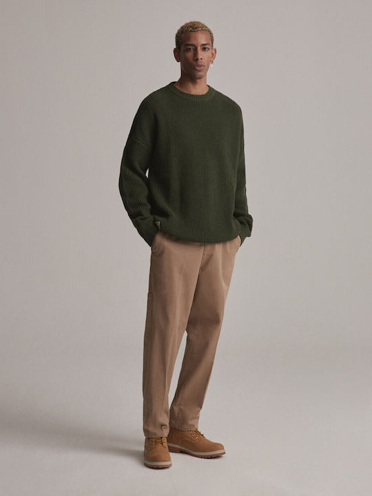 Diverse System Men's Long Sleeve Sweater D. Green