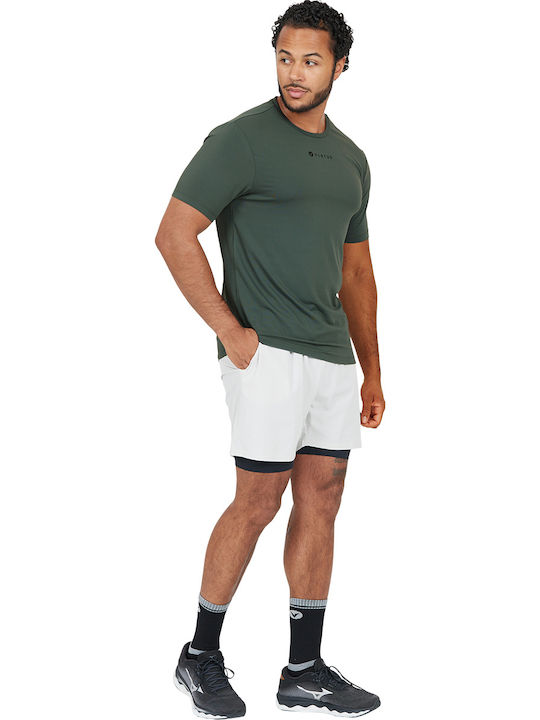 Virtus Men's Athletic T-shirt Short Sleeve Haki