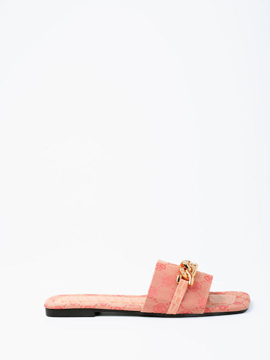 Flache Sandalen für Damen Anatomisch in Beige Farbe