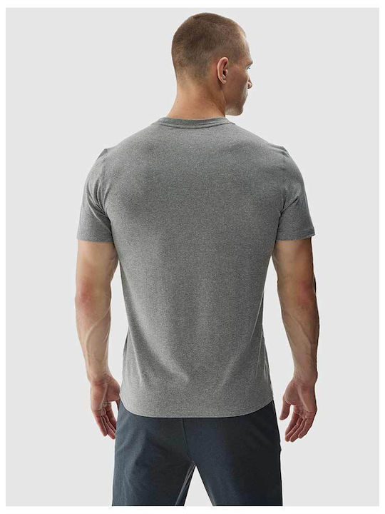 4F Functional Herren T-Shirt Kurzarm Silber