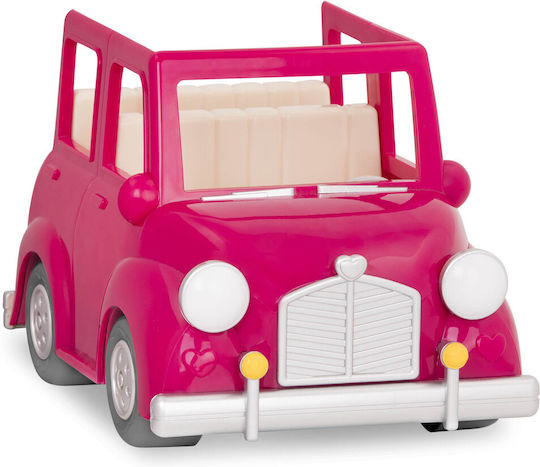 Li'l Woodzeez Pink Car With Suitcase για 3+ Ετών