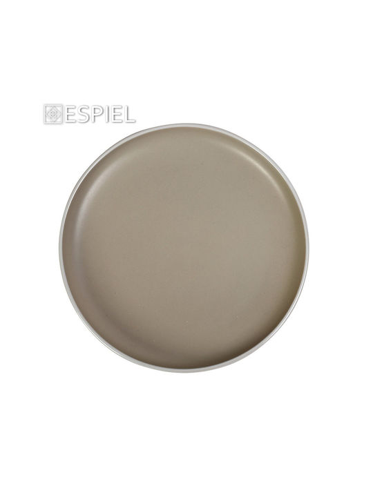 Espiel Mood Πιάτο Γλυκού Κεραμικό Μπεζ με Διάμετρο 20.3cm