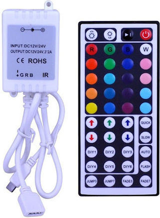 Bandă LED 220V RGB Lumină 5m Tip SMD5050 cu Sursă de alimentare