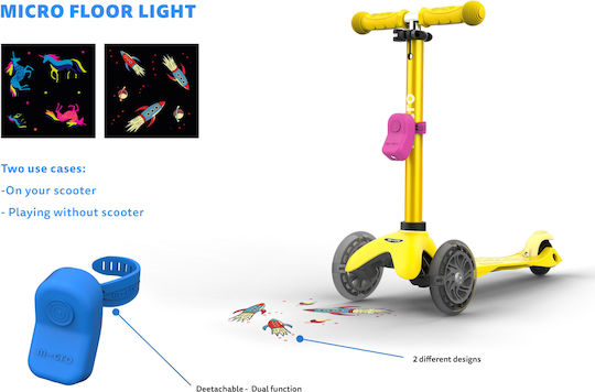 Micro Licht für Kinderroller Unicorn