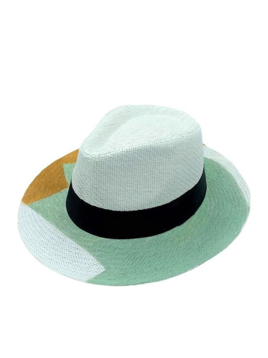 LiebeQueen Wicker Women's Hat White