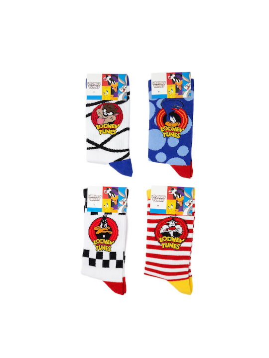 Warner Bros Looney Tunes Femei Șosete Multicolor 4Pachet Warner Bros Looney Tunes Femei Șosete Multicolor 4Pachet