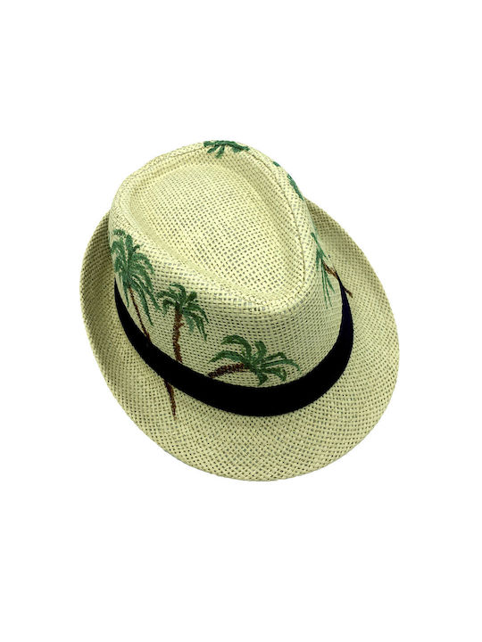 LiebeQueen Γυναικείο Ψάθινο Καπέλο Καβουράκι Μπεζ