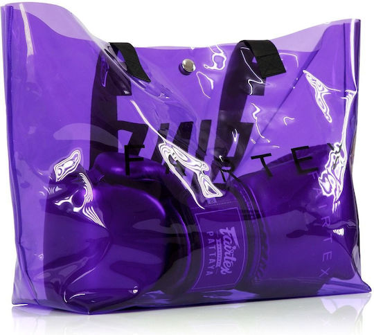 Fairtex Boxing Gloves made of Synthetic Leather for Match Purple
