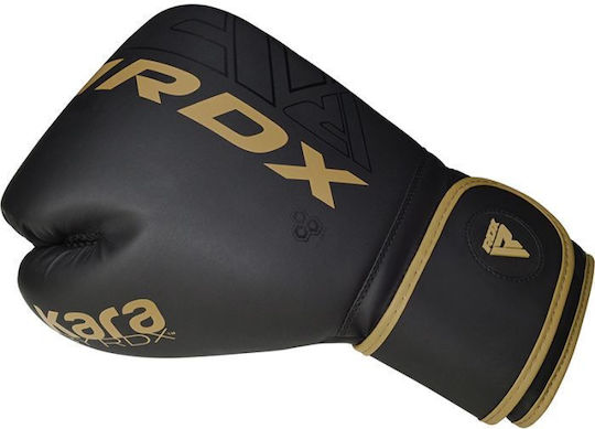 RDX Boxing Gloves made of Synthetic Leather for Match Gold