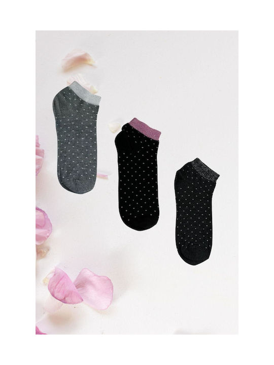 Yookie Damen Socken Mehrfarbig 3Pack