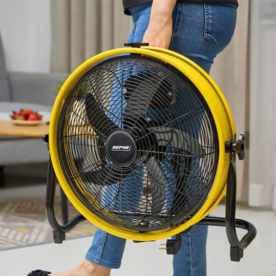 MPM Ventilator De Pardoseală 50W Negru