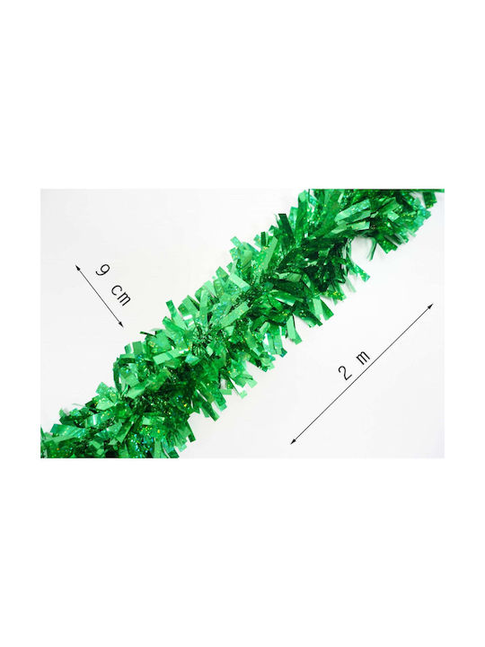 Crăciun Ghirlande Plastică Verde 200x9cm 1buc