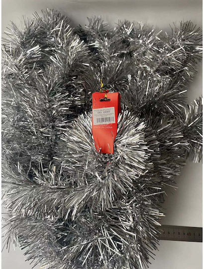 Christmas Garland Silver 200x11cm 1pc
