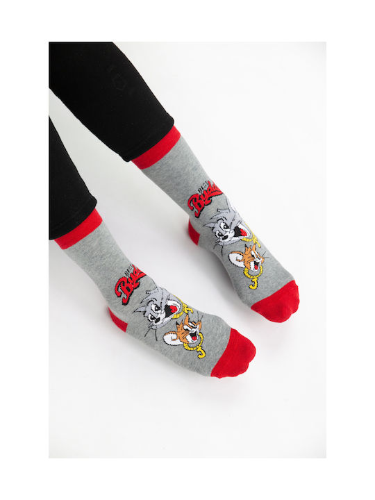 Warner Bros Tom & Jerry Femei Șosete Multicolor 3Pachet