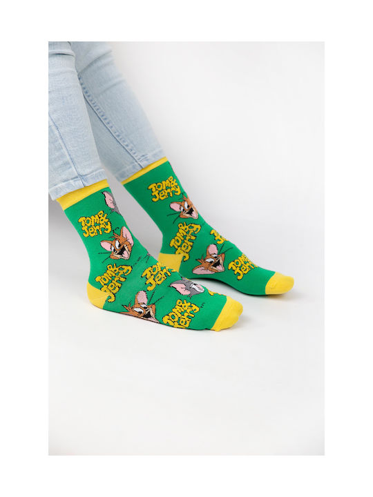 Warner Bros Tom & Jerry Femei Șosete Multicolor 3Pachet