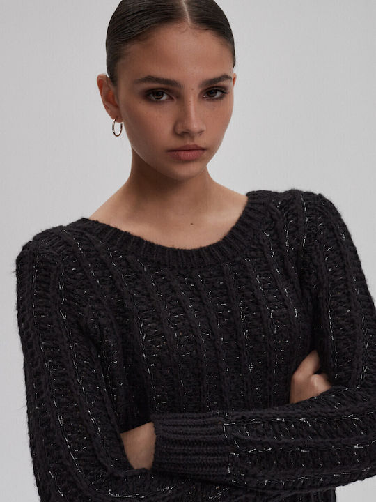Mini Φόρεμα Πλεκτό Black