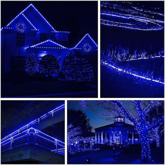 Țeavă luminată 720 Becuri 220V Roșu 30m IP65