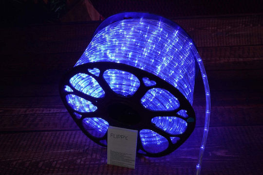 Țeavă luminată 720 Becuri 220V Roșu 30m IP65