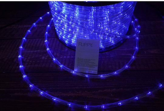 Țeavă luminată 720 Becuri 220V Roșu 30m IP65