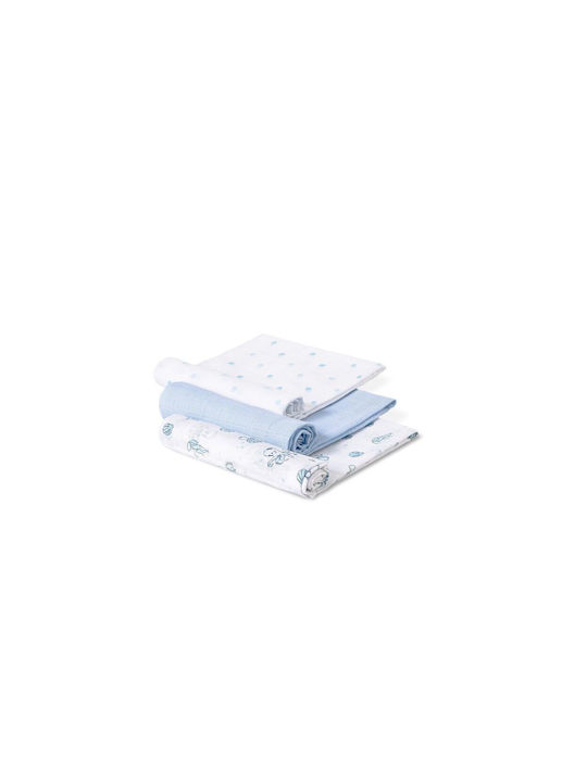 Interbaby Πάνα Αγκαλιάς 55x70cm 3τμχ