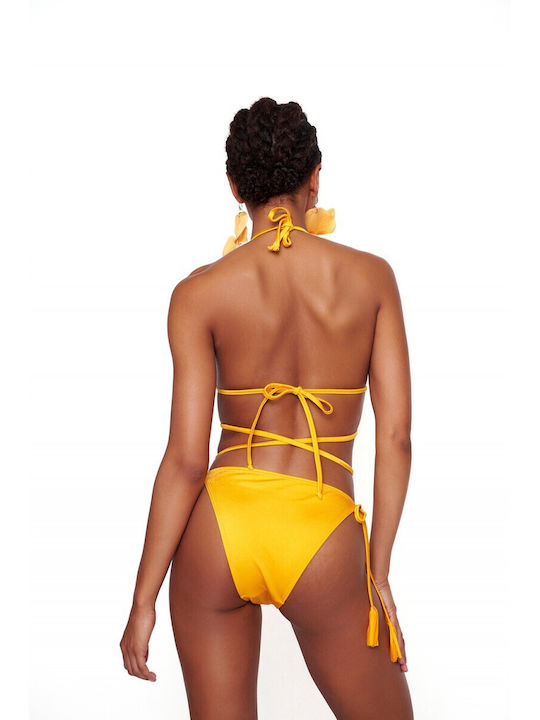 Bluepoint Bikini Brazil with Ties Yellow