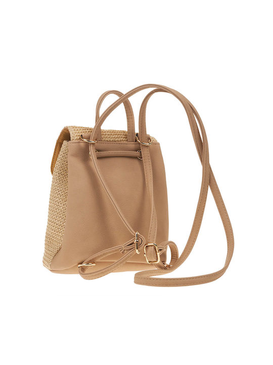 Verde Women's Bag Backpack Beige