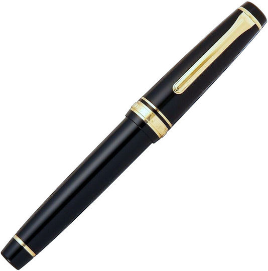 Sailor Stilou Extra Fine Negru Cu Cerneală Neagră