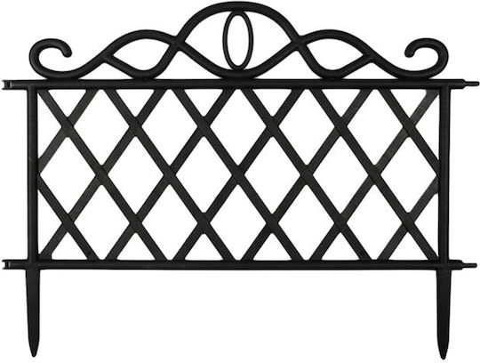 Plastic Fences for Enclosure in Black Colour 47x36cm 3 Pieces