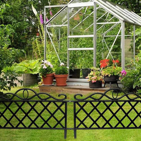 Plastic Fences for Enclosure in Black Colour 47x36cm 3 Pieces