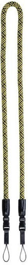 Hama Kameragurt Braid 120 Schwarz Gelb