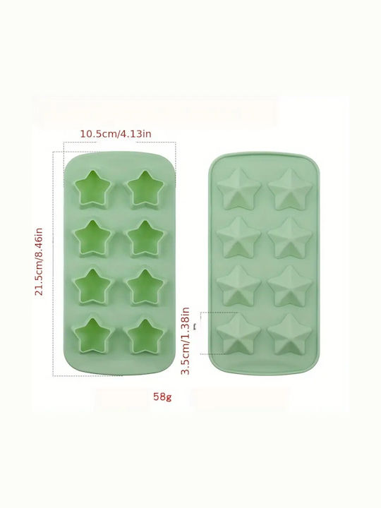 Formă de Patiserie Bomboane de Ciocolată din Silicon 8 Locuri 1buc