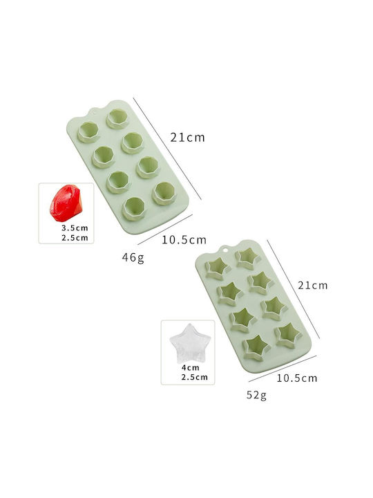 Silicone Chocolates 8 Cups Baking Pan