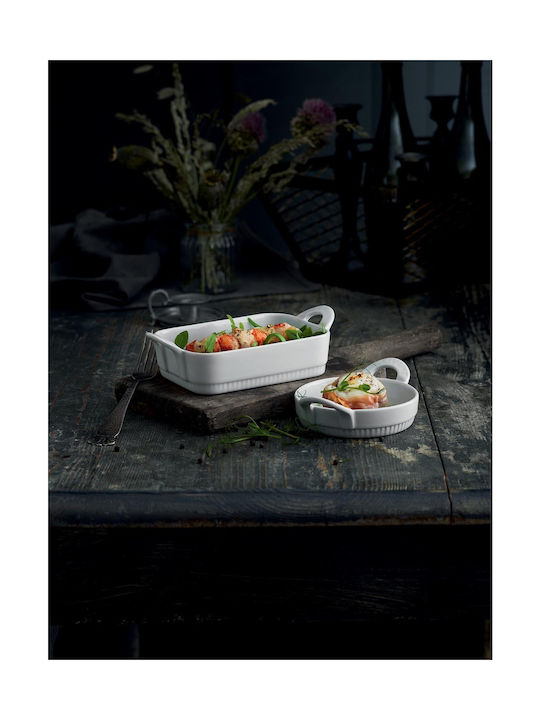 Pillivuyt Porcelain Round Heat-Resistant Cookware 12x12x4cm