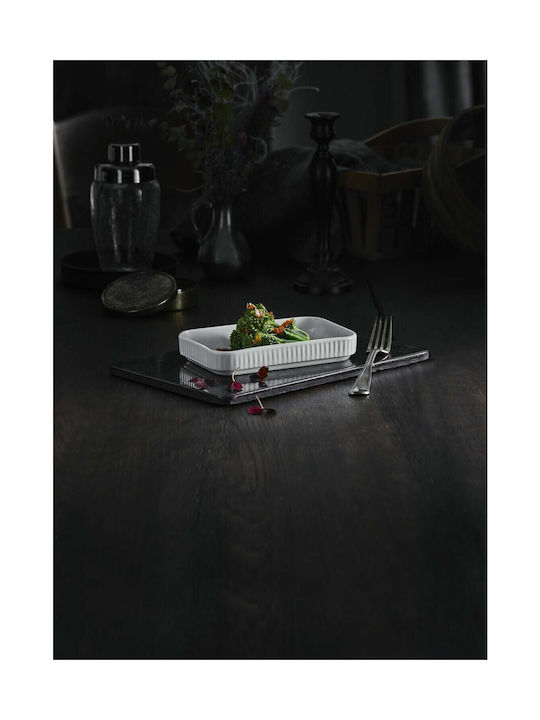 Pillivuyt Porcelain Rectangular Heat-Resistant Cookware 18x12x3cm