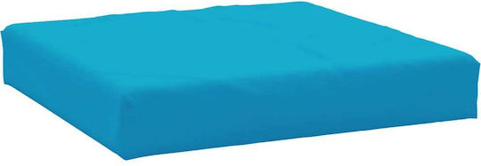 vidaXL Pernă Waterproof Pentru Bancă De Perne Pentru Scaune De Grădină Cu Spătar Albastru Deschis 2 Buc 60x60 Cm