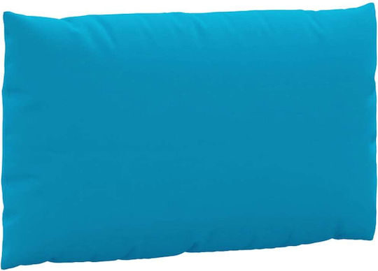 vidaXL Pernă Waterproof Pentru Bancă De Perne Pentru Scaune De Grădină Cu Spătar Albastru Deschis 2 Buc 60x60 Cm