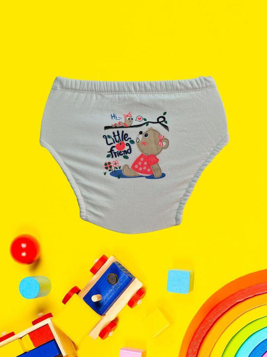 Poopes Kids Diaper Underwear White