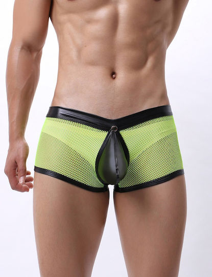 Kinksters Ανδρικό Sexy Boxer Πράσινο