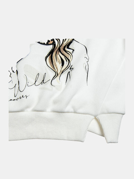Kids' Set with Leggings Summer 2pcs Ecru Moovers