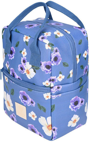 Estia Lunch Bag Save The Aegean Insulated 7L Garden Blue