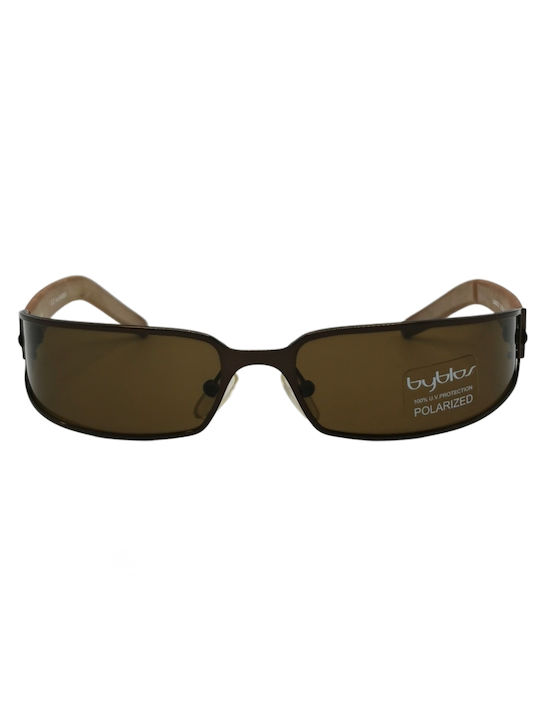 Byblos Sunglasses with Brown Metal Frame and Brown Lens BY840S-326973