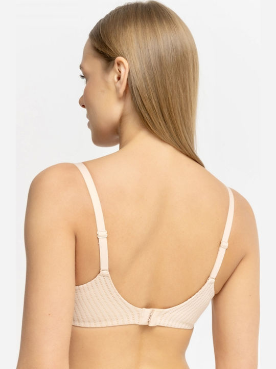 Beige Minimizer Σουτιέν mit Bügel