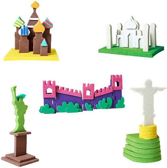 Детски Пъзел 3d Monuments 100бр Imagimake