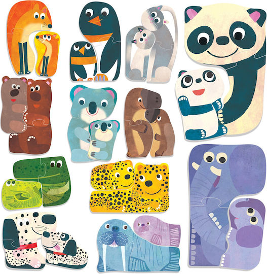 Puzzle pentru Copii 12buc Headu